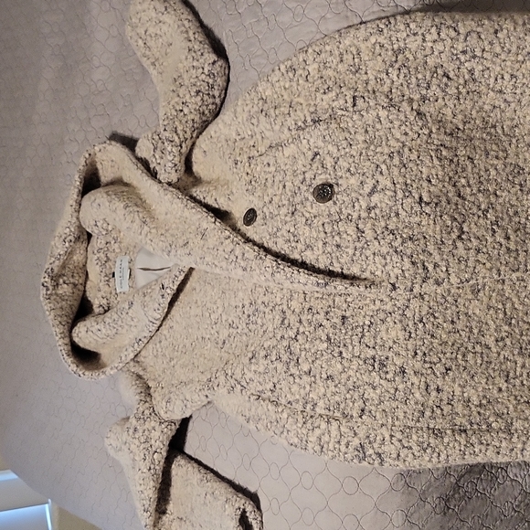 Cole Haan Cole Haan Signature Asymmetrical Hooded Boucle Ladies Coat Size 6. - Picture 7 of 11